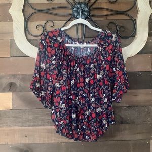 Vanilla Star Floral Blouse